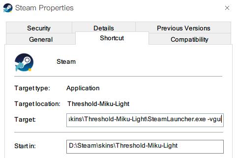 shortcut-properties